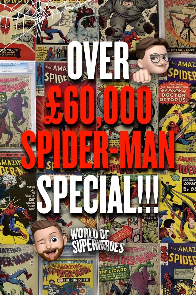 🕷️ World of Superheroes - OVER £60,000 Spider-Man Special! 🕷️