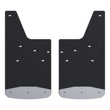 2 Mud Guards Mud Flaps Rear 12x23 Textured Rubber Luverne 251451