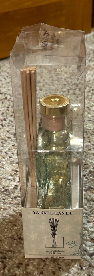 New Vtg YANKEE CANDLE Diffusers SPARKLING SNOW 3 Oz/88.7 ml In Box RARE SEALED - Image 3 of 4