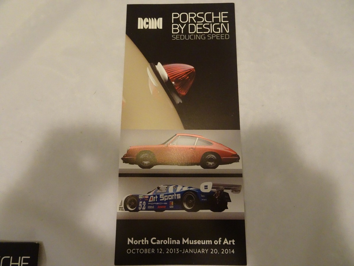 Porsche by Design Museum Exhibit Brochure Flyer | eBay