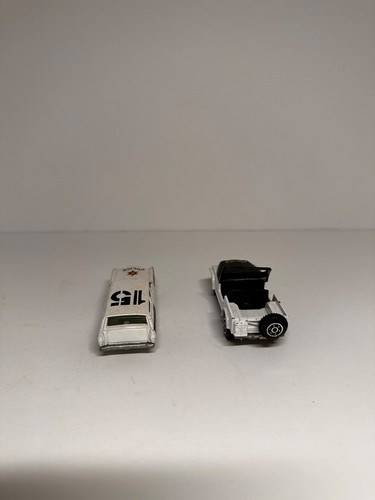Vintage 70's YATMING FORD PATROL & JEEP CRUISER WHT & BLK No 1015 Hong Kong SET - Picture 4 of 13