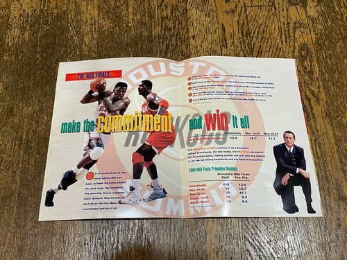 This is the NBA on NBC Press Kit 1994 Shaq Barkley Ewing Mourning Robinson Riley - Picture 5 of 8