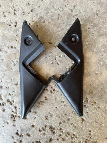 1990-96 Nissan 300zx Z32. Pair of R/L Side Mirror Trim Panel. Black OEM 80292. - Picture 2 of 5
