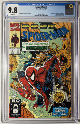 SPIDER-MAN #6 CGC 9.8 NM/Mint McFarlane Cover Story & Art Hobgoblin Ghost Rider