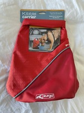 Kurgo Kibble Carrier Dog Travel Food Storage Bag Up To 5lbs Red NWT