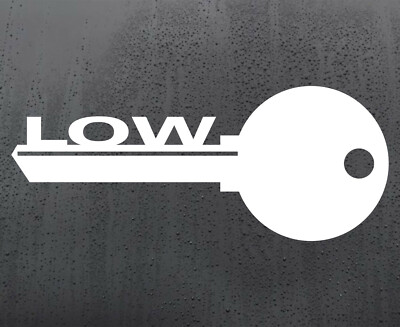 Low Key Vinyl Aufkleber Auto Van LKW Decal Fenster JDM DUB Grafik Sticker lustig