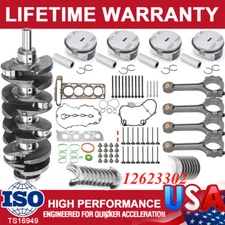 2.4L Engine Rebuild Overhaul Kit Crankshaft Rods For Chevrolet Buick GMC Captiva
