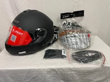 LS2 Strobe Flip-Up Modular Helmet w/ Electric Shield Kit Matte Black XLarge