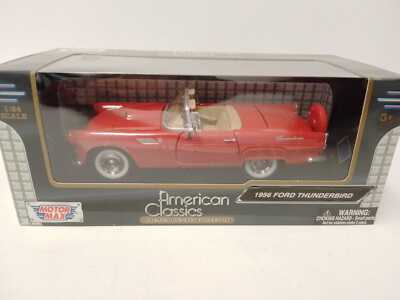 Motor Max Ford Thunderbird Rot 1956 1/24 73215