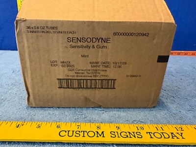 Sensodyne Toothpaste 0.8 oz  36 Pack EXP  02/2025