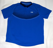 Under Armour Loose THE ISO-CHILL POLO Men's Short Sleeve Polo Shirt Size 2XL