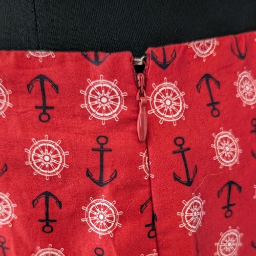 Nautical Red,White & Blue Skirt By Charter Club, Size 16 Summer Skirt - Picture 6 of 10