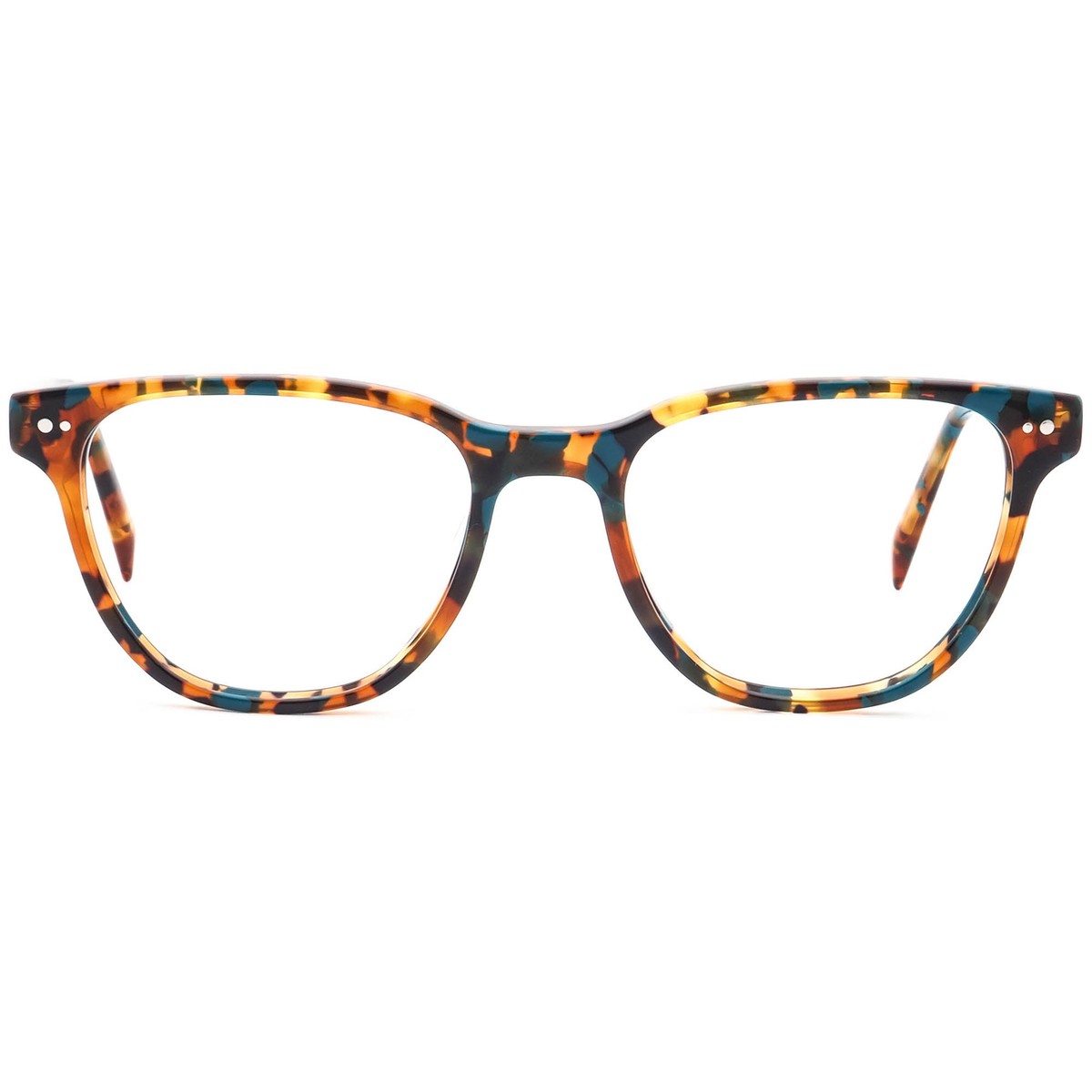 Warby Parker Eyeglasses Gilmore M 239 Teal Tortoise Square  display picture 1