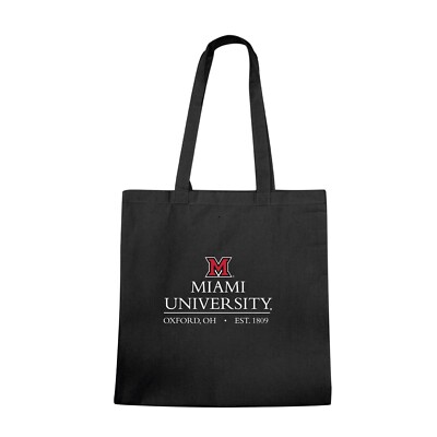 Miami University RedHawks MU Institutional NCAA Team Tote Bag