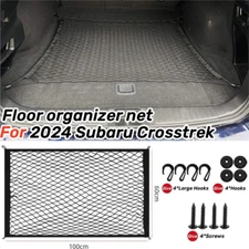 Rear Trunk Floor Style Organizer Mesh Web Cargo Net For 2024 Subaru Crosstrek