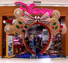 Disney Parks Christmas Gingerbread Mickey and Minnie Mouse Ears XMAS Gift A