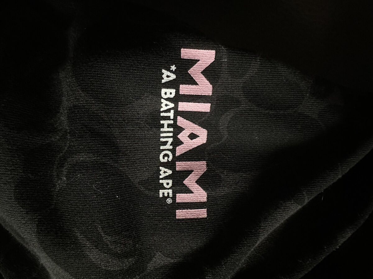 BAPE x Inter Miami CF Camo Pullover Hoodie Black Sz XL | eBay BAPE x Inter Miami CF Camo Pullover Hoodie Black Sz XL | eBay