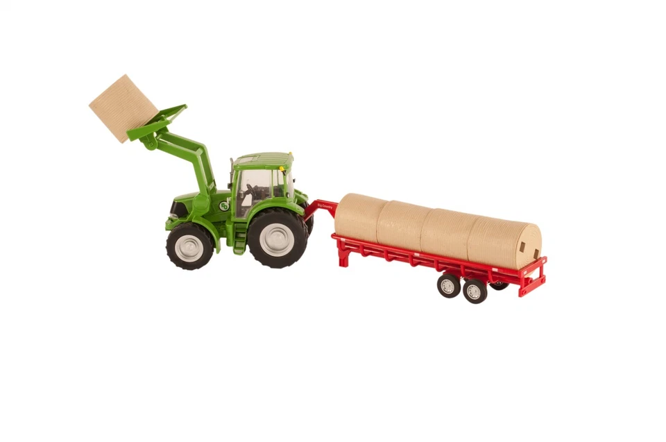 Big Country Toys Hay Trailer w/ Bales 1:20 Scale NEW IN BOX, Free Shipping! #440 - Image 2 of 4