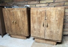 Coppia comodini antichi, arte povera di inizio Novecento, da restaurare