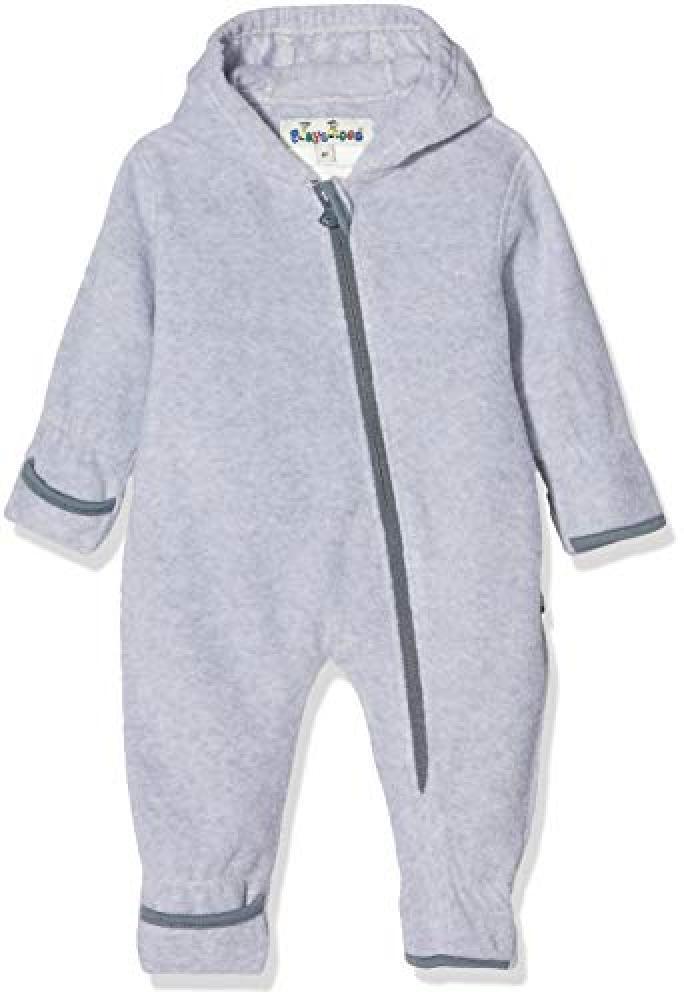 (TG. 62) Playshoes Fleece-Overall Meliert Tutina, Grigio (Grau/Melange 37), 62 c