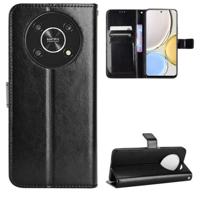 Crazy Horse Texture Flip Phone Leather Case For Honor X9 5G / Magic4 Lite / X30