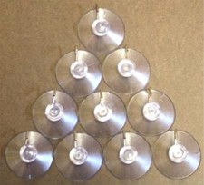1.5 Inch Stained Glass Suction Cups w/ Metal Hook 10 