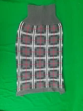 NEW Pupteck Navy Black  White Red  L Large Pet Dog Knit Sweater