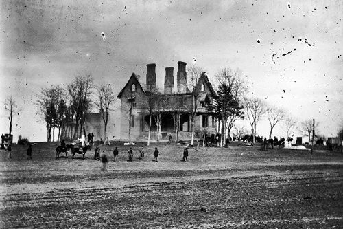 New 5x7 Civil War Photo: Ruins of the Phillips House at Falmouth, Virginia