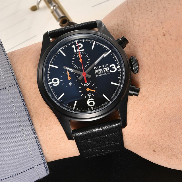 orient captain quartz sport chronograph