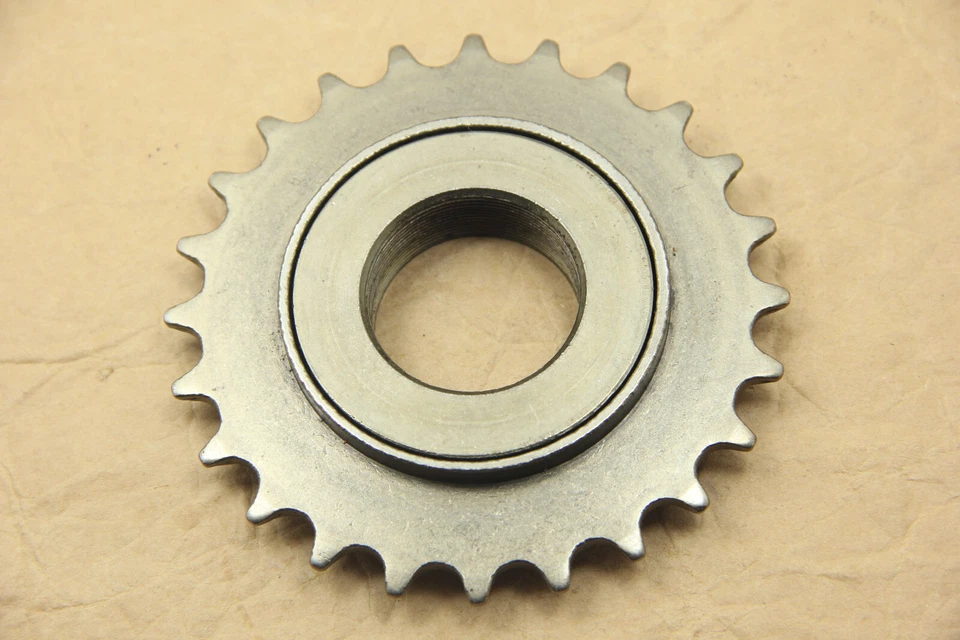 Bicicleta Bicicleta 24T Rueda Libre Rosca de Una Velocidad en Tornillo Foto 2 de 3