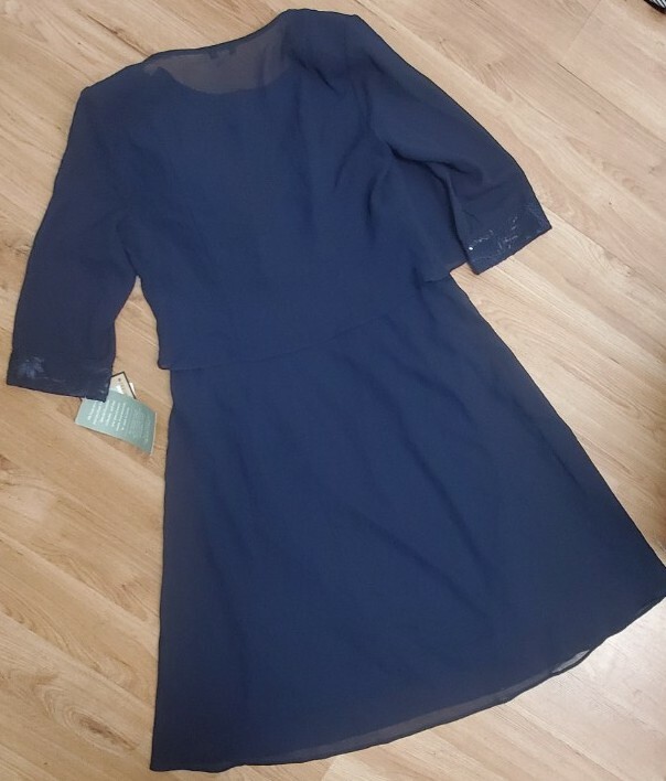 maya brooke 3 4 sleeve embroidered jacket dress Maya Brooke Plus Size Short Jacket Dress 27367 main image 0