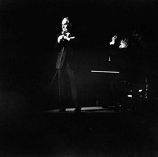 Maurice Chevalier on stage at The Manchester Odeon Feb 1968 Old Photo 2