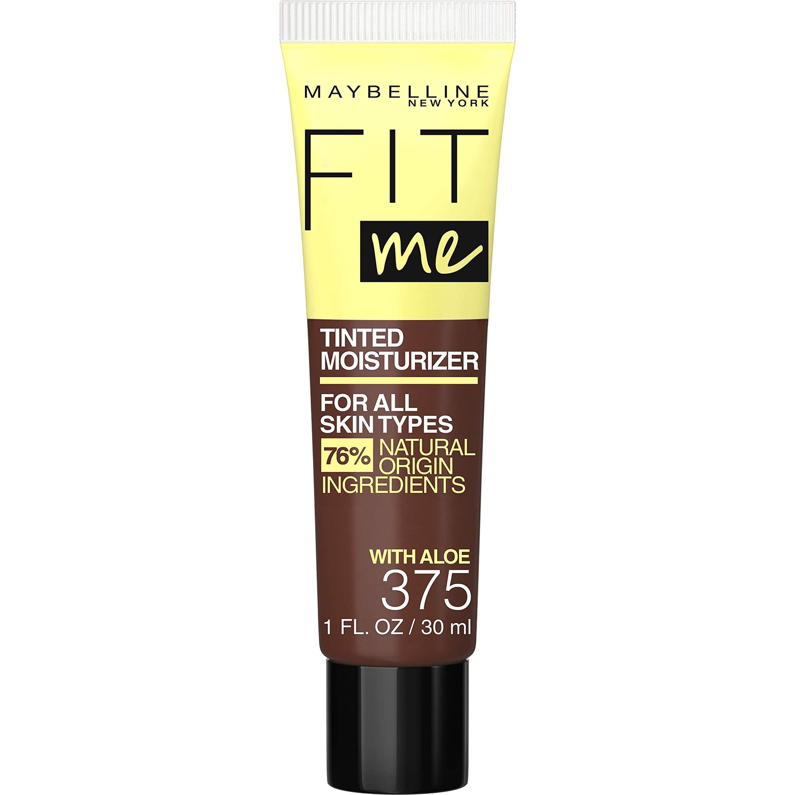 Maybelline Fit Me Tinted Moisturizer, Natural Coverage, Face Makeup, 375, 1