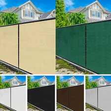6' x 50' Fence Privacy Screen Heavy Duty Fencing Mesh Shade Net Cover Yard