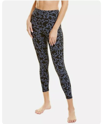 Sweaty Betty Women's Zero Gravity Blue Leggings Geometric High Waist SZ XXL 