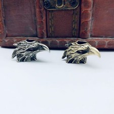 Eagle head Brass Bead Parachute Cord Knife Lanyard Pendant EDC DIY Accessories