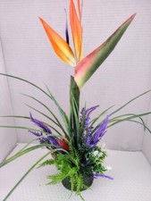 Orange Bird Of Paradise Flower Decoration