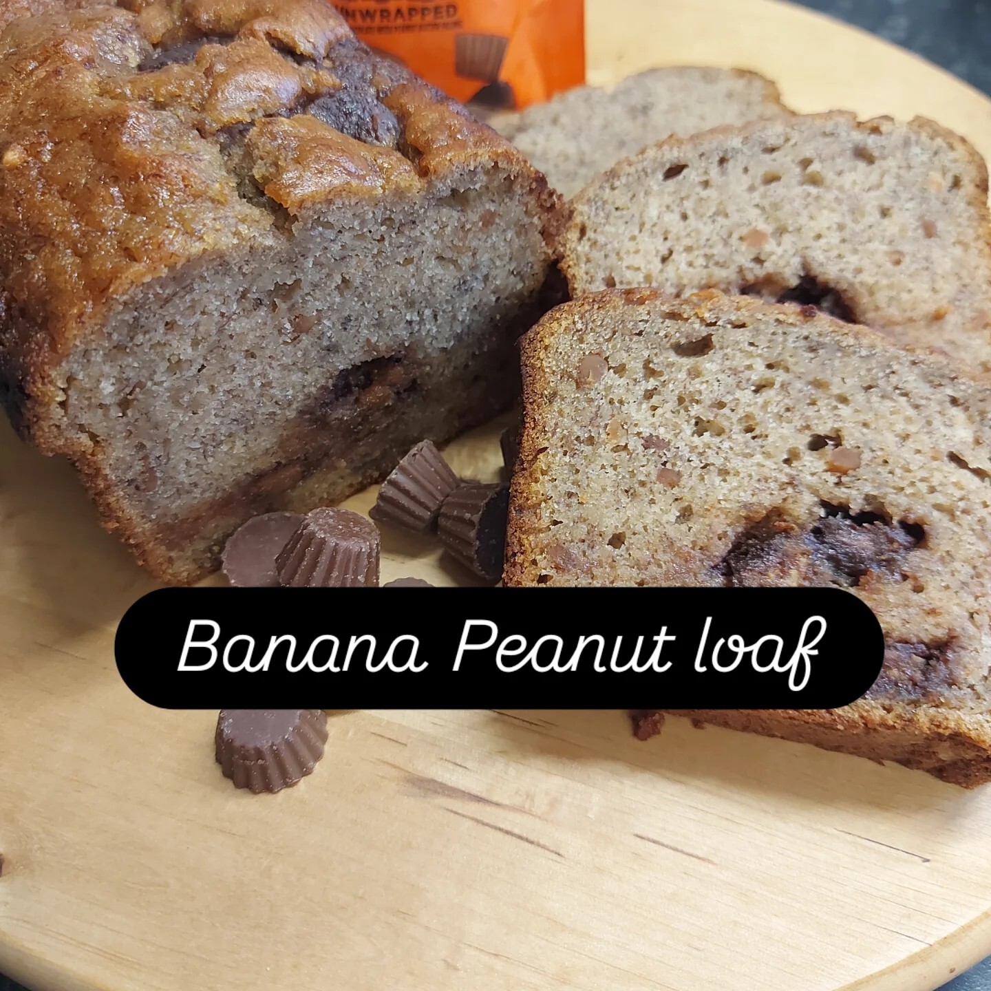 Gluten Free. Banana Peanut loaf