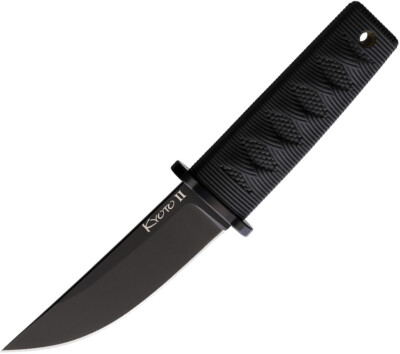 Cold Steel Kyoto II Fixed Blade Knife Black Kray-Ex 8Cr13MoV Drop Point