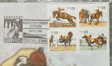 Kentucky Derby Commemorative Issue Stamps 121st Running 1995, Churchill Downs