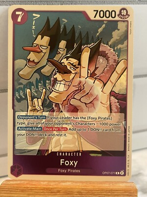 Foxy OP07-071 Rare 500 Years in the Future - ONE PIECE Card Game