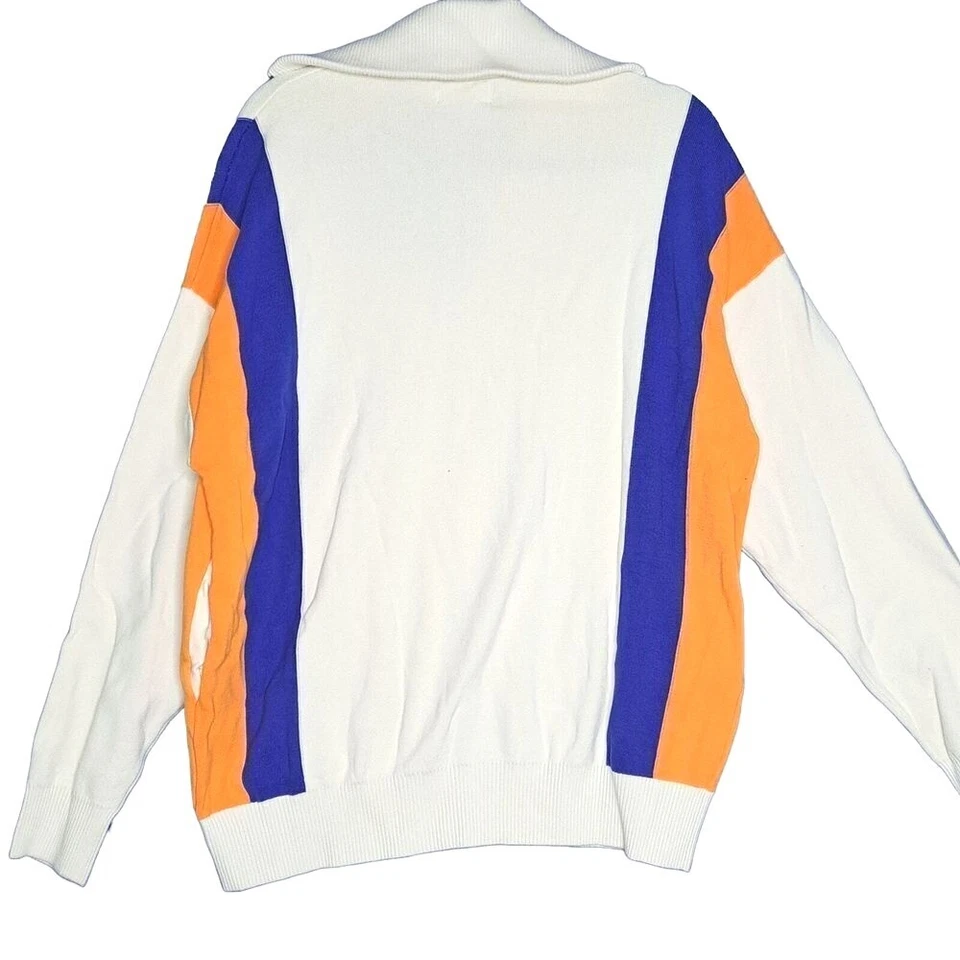 Cárdigan Zara Para Hombres L Algodón Gran Tamaño Cremallera Completa Chal Cuello Suéter Chaqueta Crema Foto 2 de 4