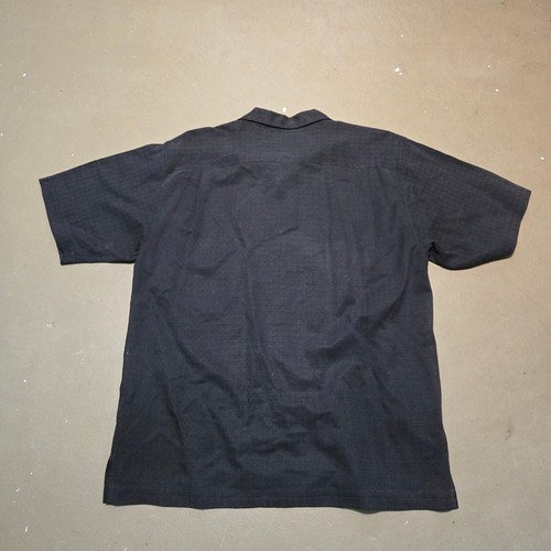 Camicia Tommy Bahama 100% seta manica corta vestibilità rilassata corsa cavalli taglia media - Foto 4 di 6