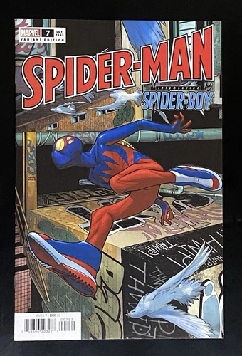 SPIDER-MAN 7 ~ RAMOS SPOILER VARIANT ~ MARVEL 2023 ~ 1ST SPIDER-BOY