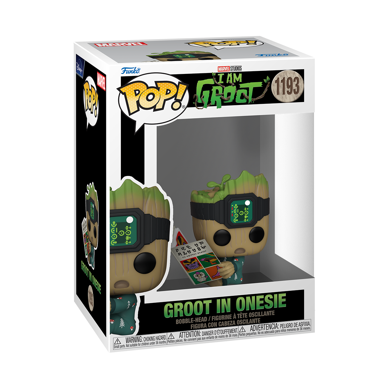 7024787 Merchandising Marvel: Funko Pop! - I Am Groot - Groot In Onesie (Vinyl F