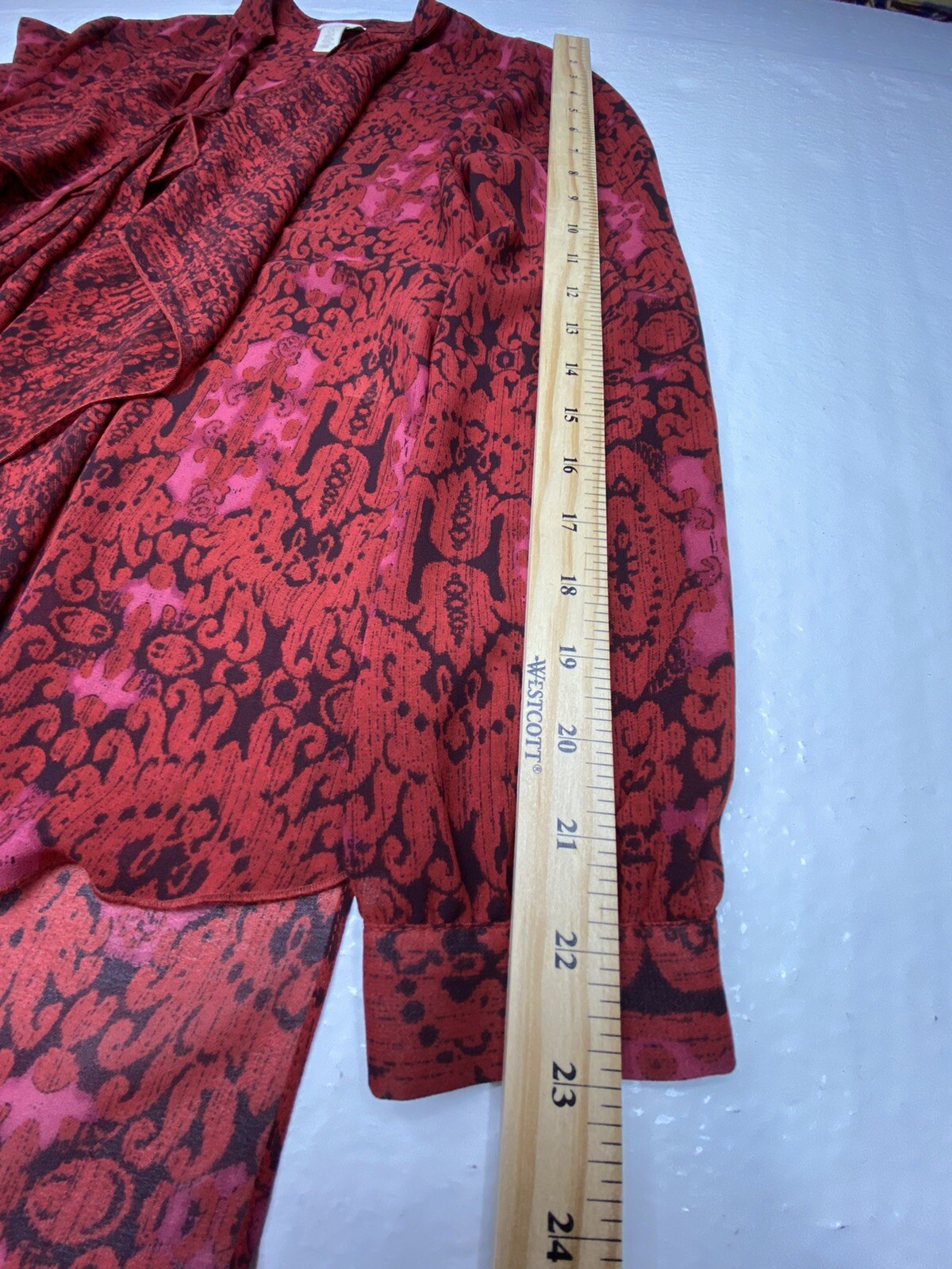 Chicos Size 0 Multicolor Geometric Pattern Long S… - image 6