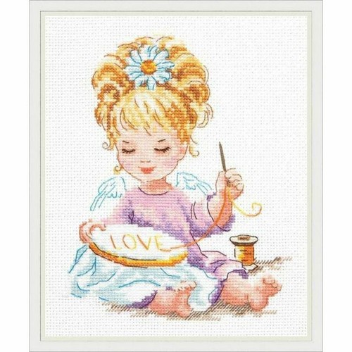 DIMENSIONS Bébé Câlins Fée Couette Estampillé Cross Stitch