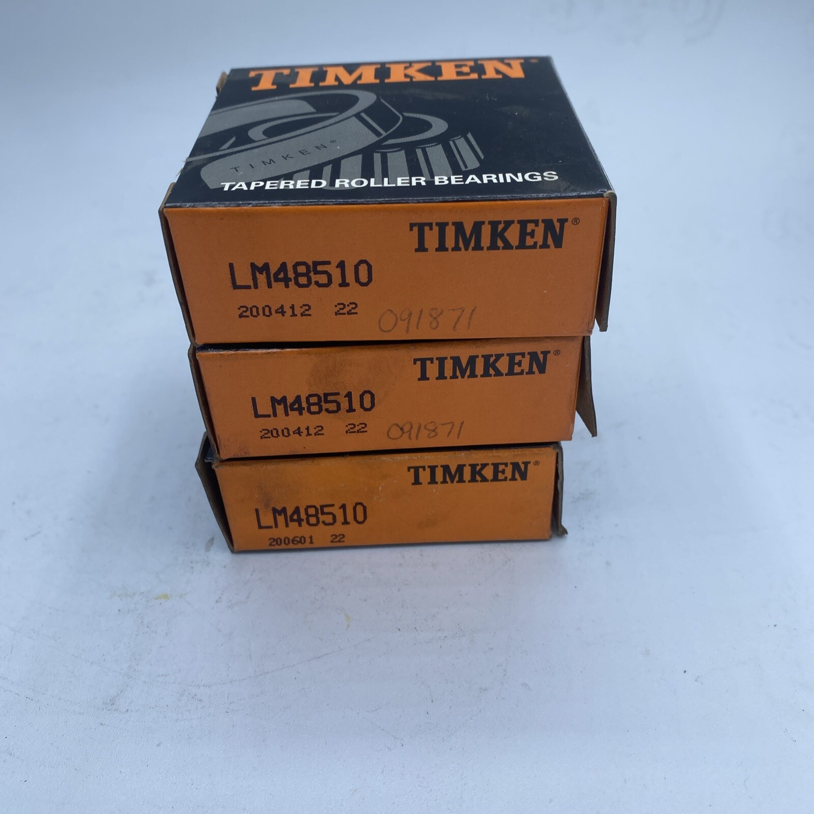 Lots Of 3- Timken LM-48510 LM48510 Tapered Roller Bearing Single Cup ...