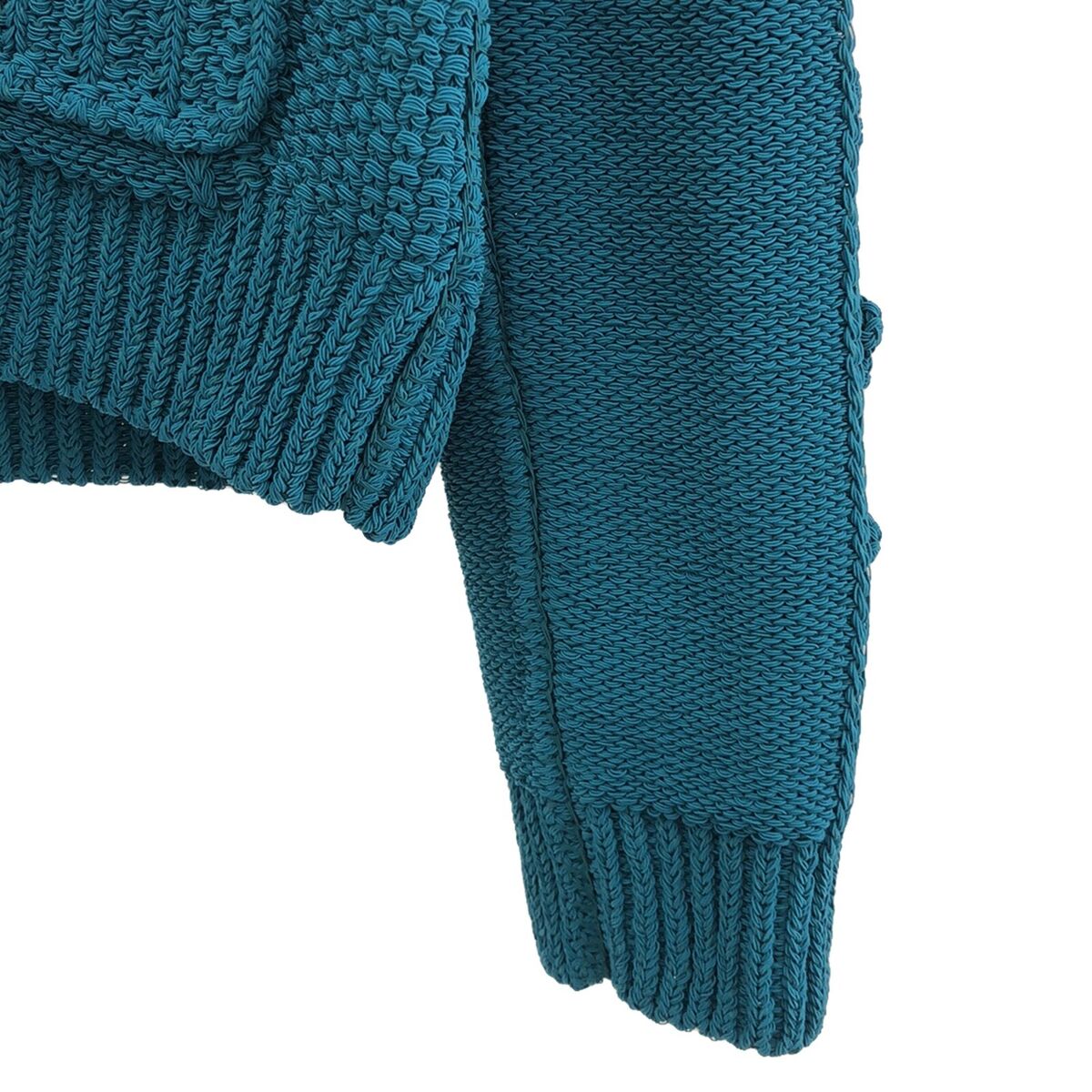 BOTTEGA VENETA Knit Jacket cardigan 659564 cotton Blue Used BOTTEGA VENETA Knit Jacket cardigan 659564 cotton Blue Used