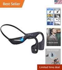 Waterproof Bone Conduction Headphones with 15Hrs Battery for Active Living